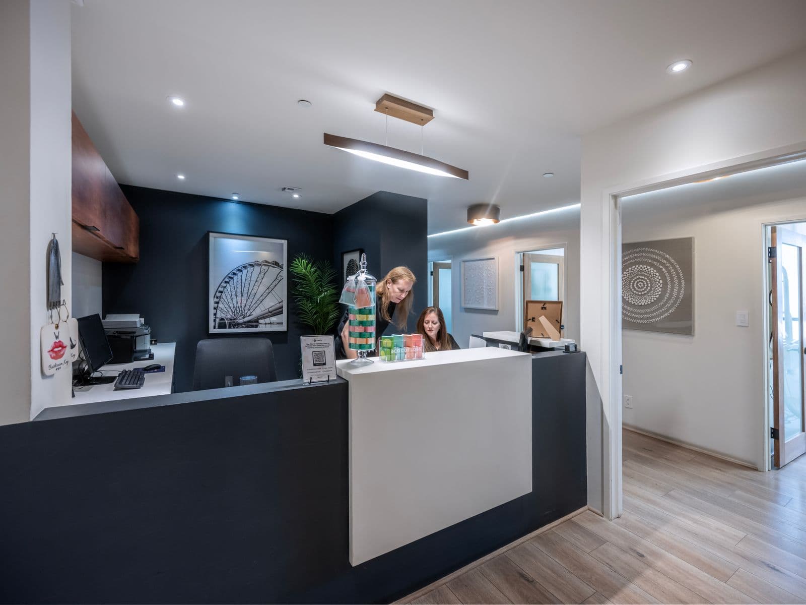 The welcoming reception at Pocklington Dental